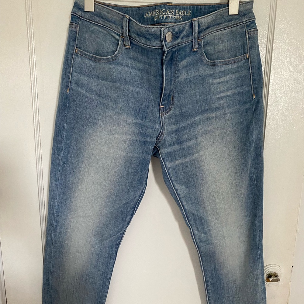 Women’s American Eagle Super Super Stretch Jeans size 14 Long